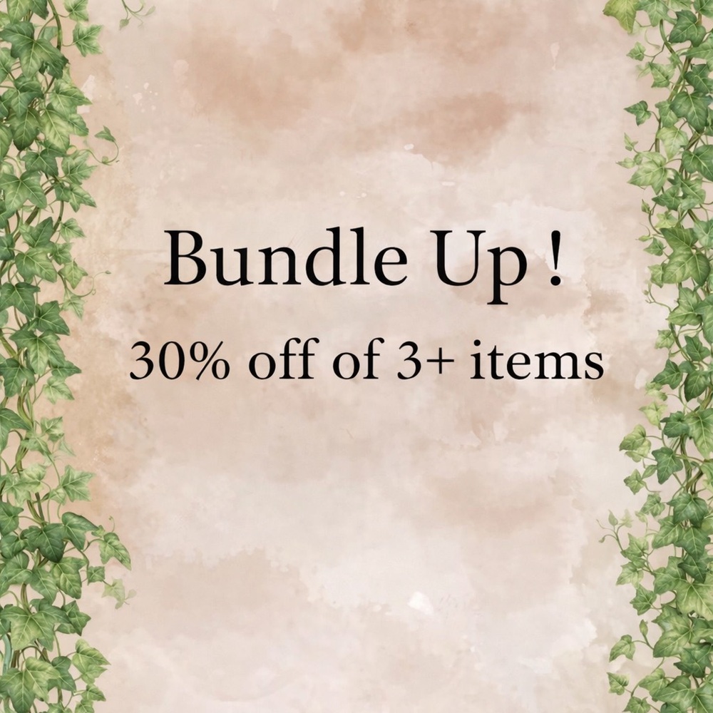 Bundle Offer - 30% Off on 3+ Items